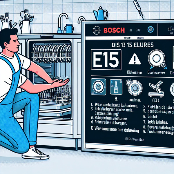  Bosch Spülmaschine Fehler E15 – Lösungen und Tipps