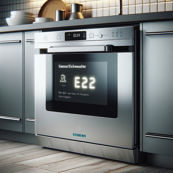 Siemens Spülmaschine E22 – Hilfe und Tipps