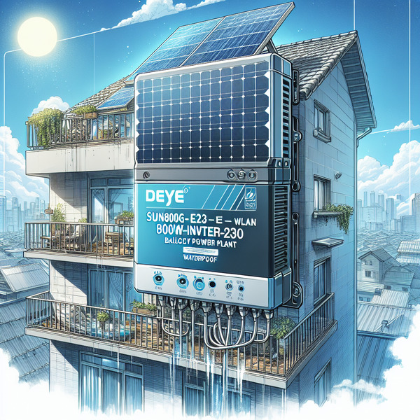 Deye SUN800G3-EU-230 800W Micro-Wechselrichter WLAN Balkonkraftwerk wasserdicht – Dein smarter Solarhelfer
