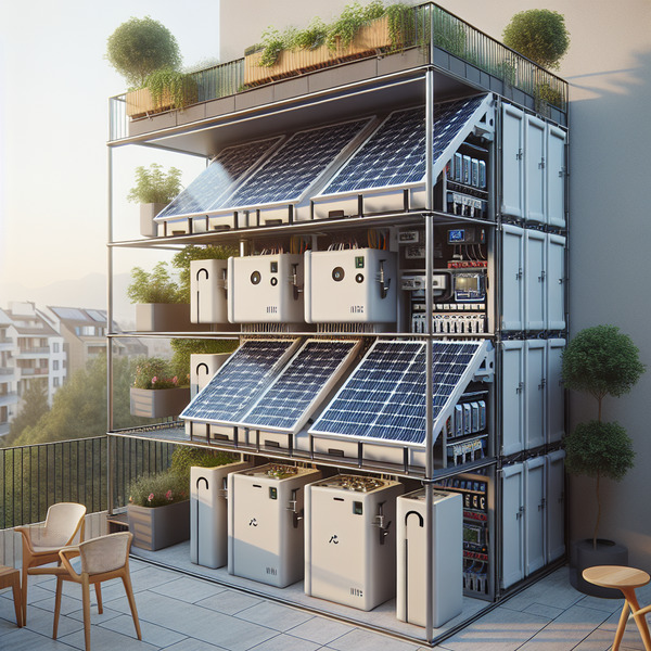  Balkonkraftwerk Speicher für 4 Module: Autark leben