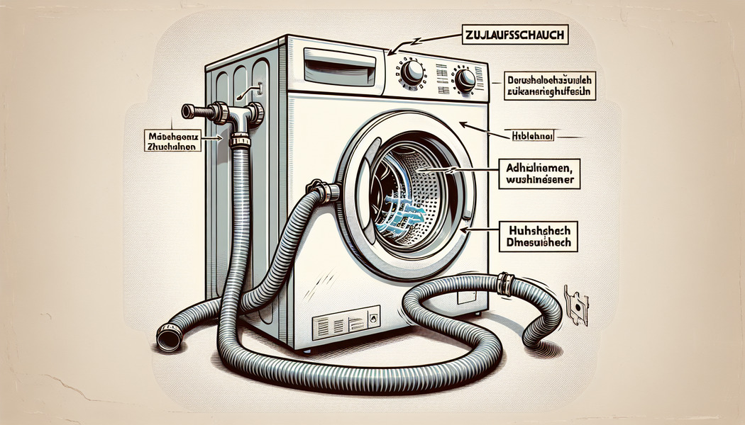 Wasserdruck überprüfen -  Zulaufschlauch Waschmaschine – Schnell und sicher verbunden