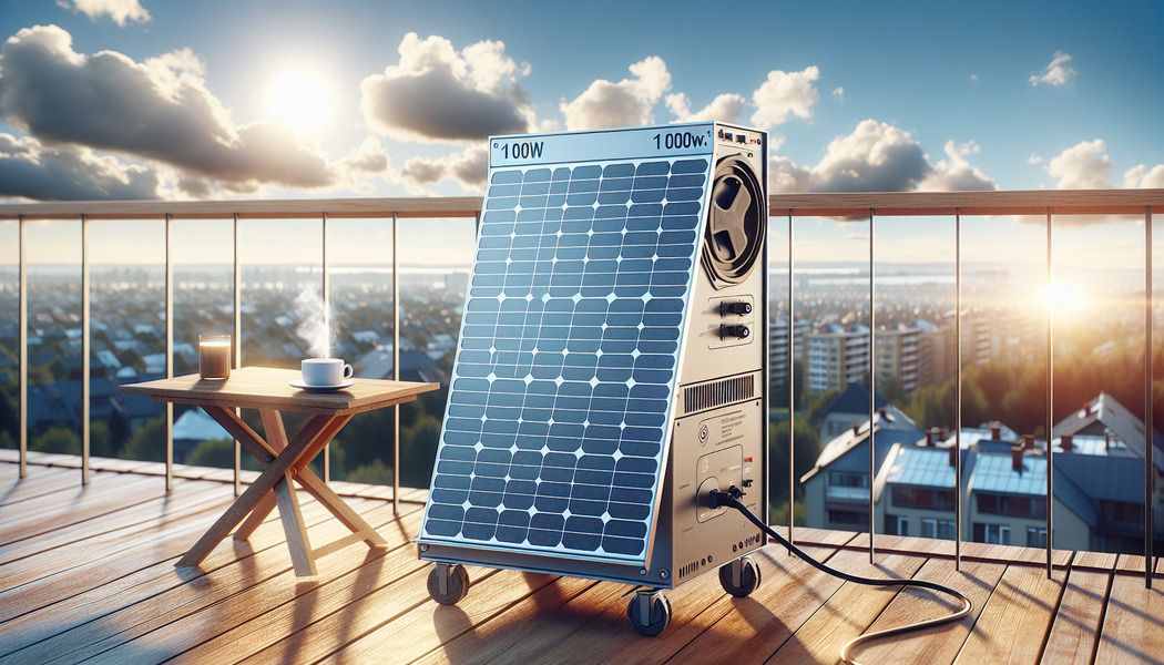 Wartung und Langlebigkeit -  Balkonkraftwerk 1000W – Dein Beitrag zur Energiewende