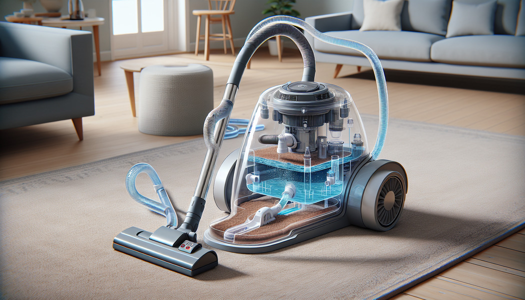 Filterelemente und Bauteile separat reinigen -  Staubsauger mit Wasserfilter – Reinigen und filtern