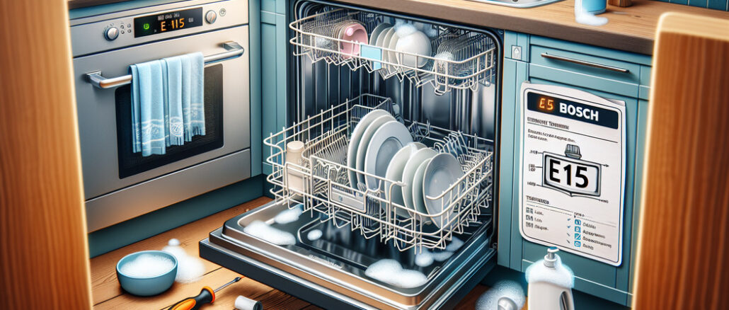 Bosch Spülmaschine Fehler E15 – Lösungen und Tipps