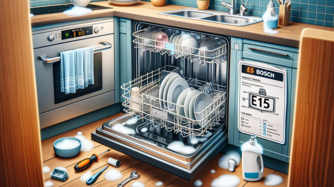 Bosch Spülmaschine Fehler E15 – Lösungen und Tipps
