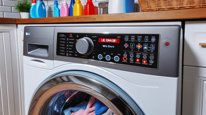 LG Waschmaschine Fehler UE – Lösungen für Dich