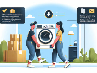 Waschmaschine transportieren – So machst Du es richtig