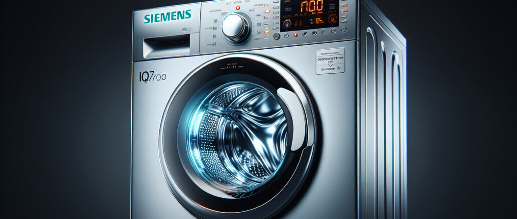 Siemens Waschmaschine IQ700 – Innovation für saubere Ergebnisse