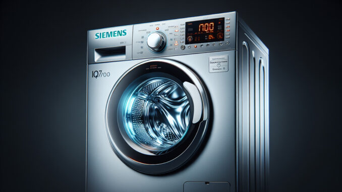 Siemens Waschmaschine IQ700 – Innovation für saubere Ergebnisse