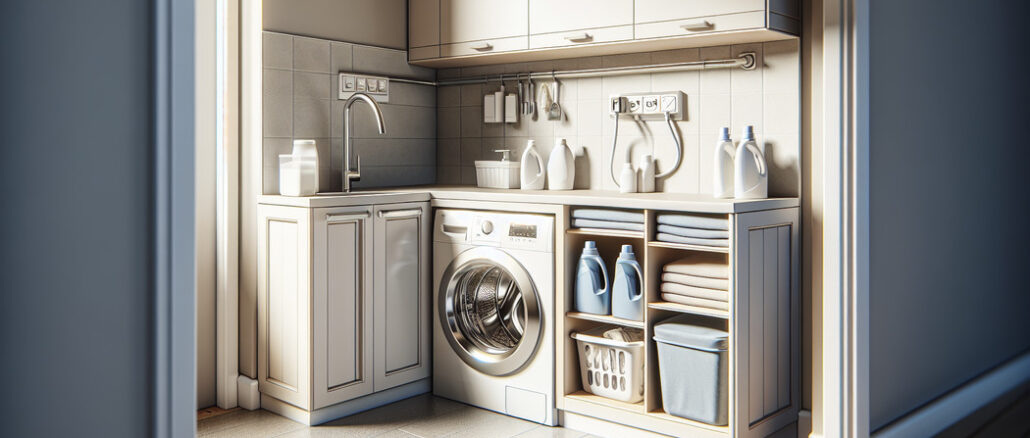 Unterschrank Waschmaschine: Platz sparend organisieren