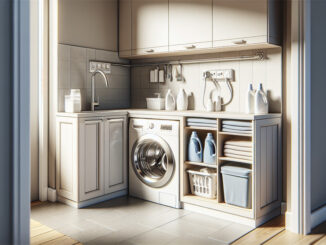 Unterschrank Waschmaschine: Platz sparend organisieren