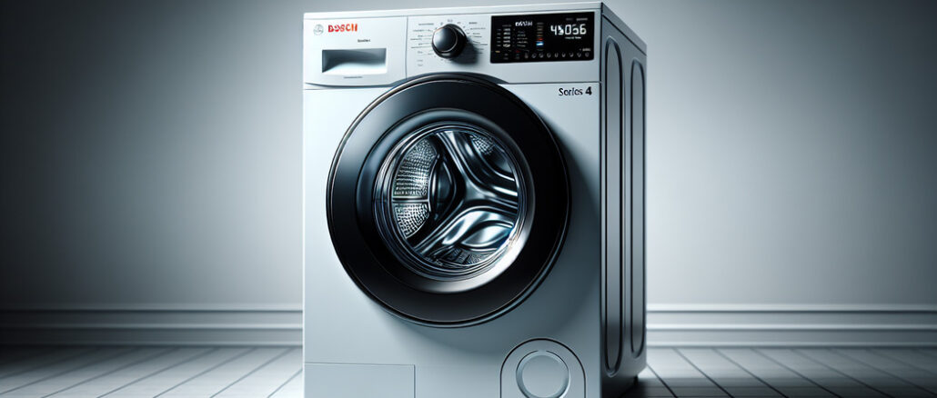 Bosch Waschmaschine Serie 4 – Robust und zuverlässig